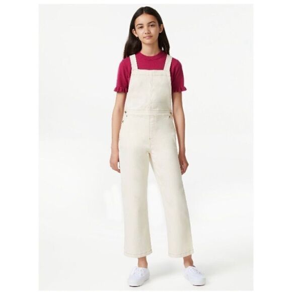 Girls Jumpsuit Oversized Shirt/Dress Overalls & Pants 3-Piece Bundle Size XS - Picture 13 of 14